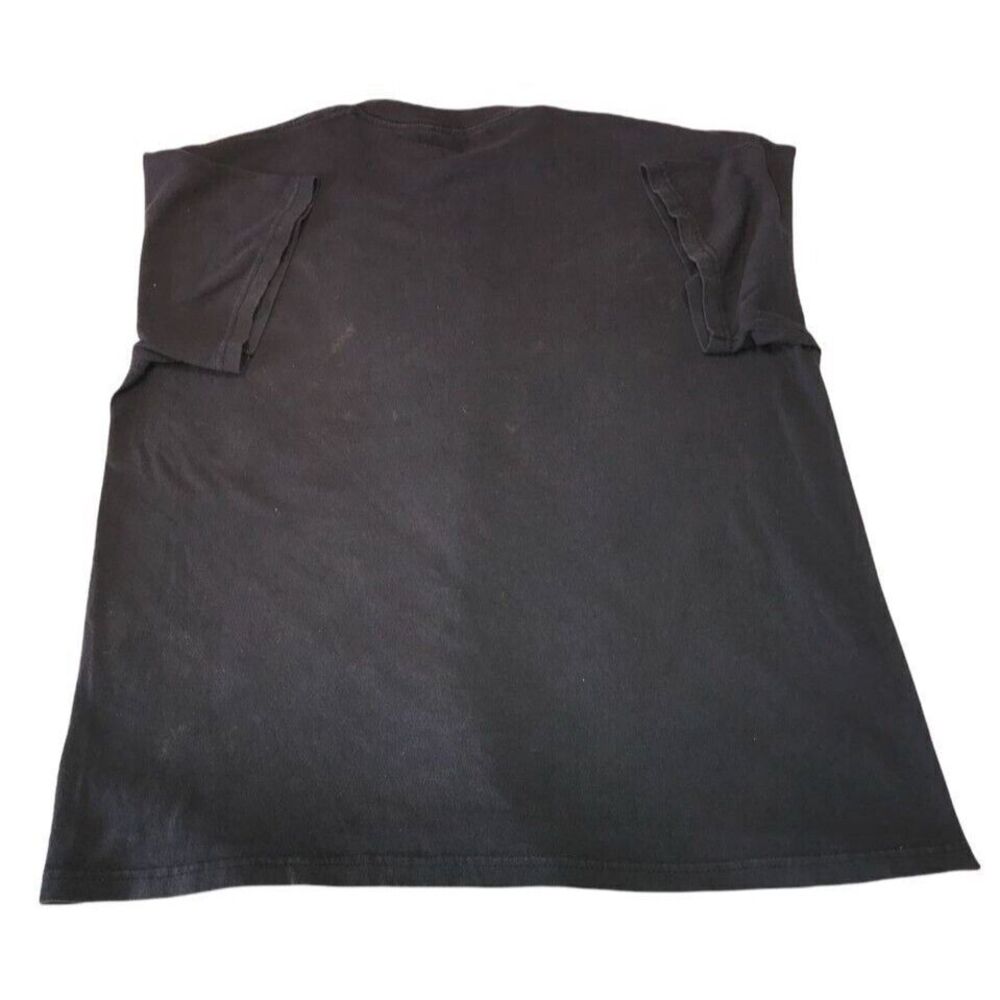 Isle of Vintage Men Tee T-shirt Short Sleeve Black Large 2012 Grunge Used Good - Picture 3 of 6